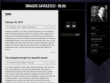 Tablet Screenshot of dragossavulescu.com